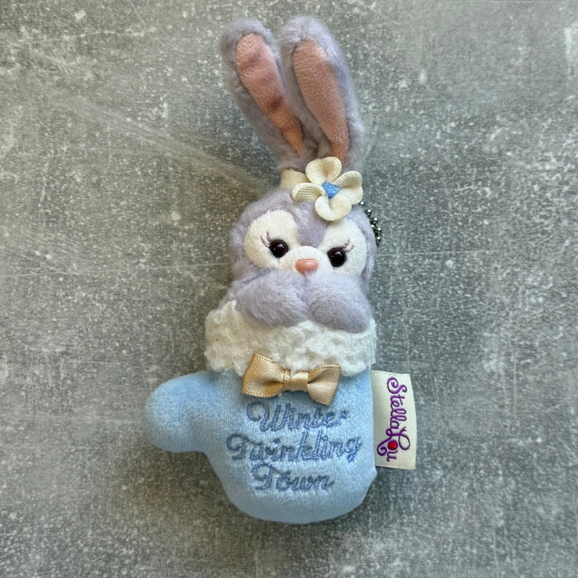 Tokyo DisneySea “Duffy & Friends’ Winter Twinkling Town” StellaLou Plush Charm | 14 cm | Japan Import
