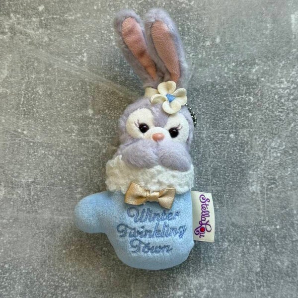 Tokyo DisneySea “Duffy & Friends’ Winter Twinkling Town” StellaLou Plush Charm | 14 cm | Japan Import