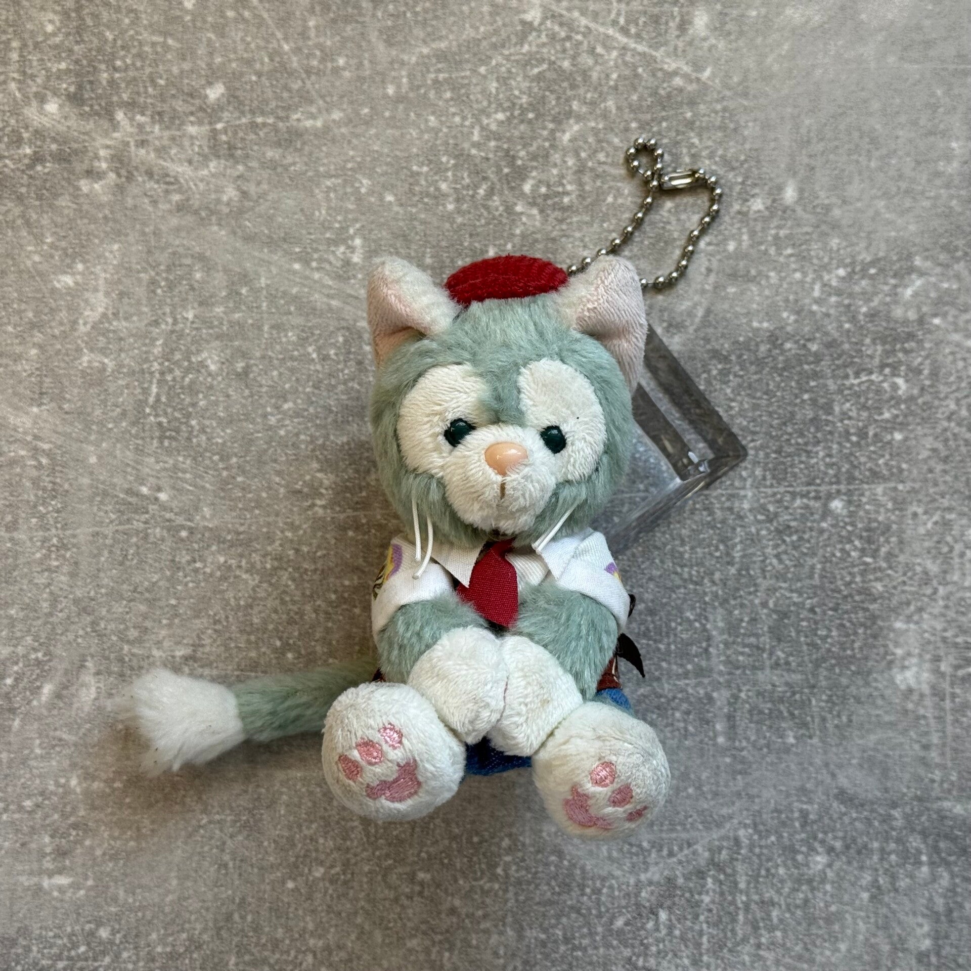 Tokyo DisneySea “Sweet Duffy 2016” Gelatoni Plush Badge Sitting Version | 10 cm | Japan Import