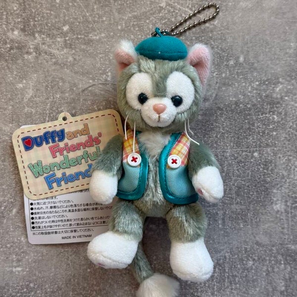 Tokyo DisneySea “Duffy and Friends’ Small Fellowship” Gelatoni Plush Badge | 14 cm | With Tags | Japan Import
