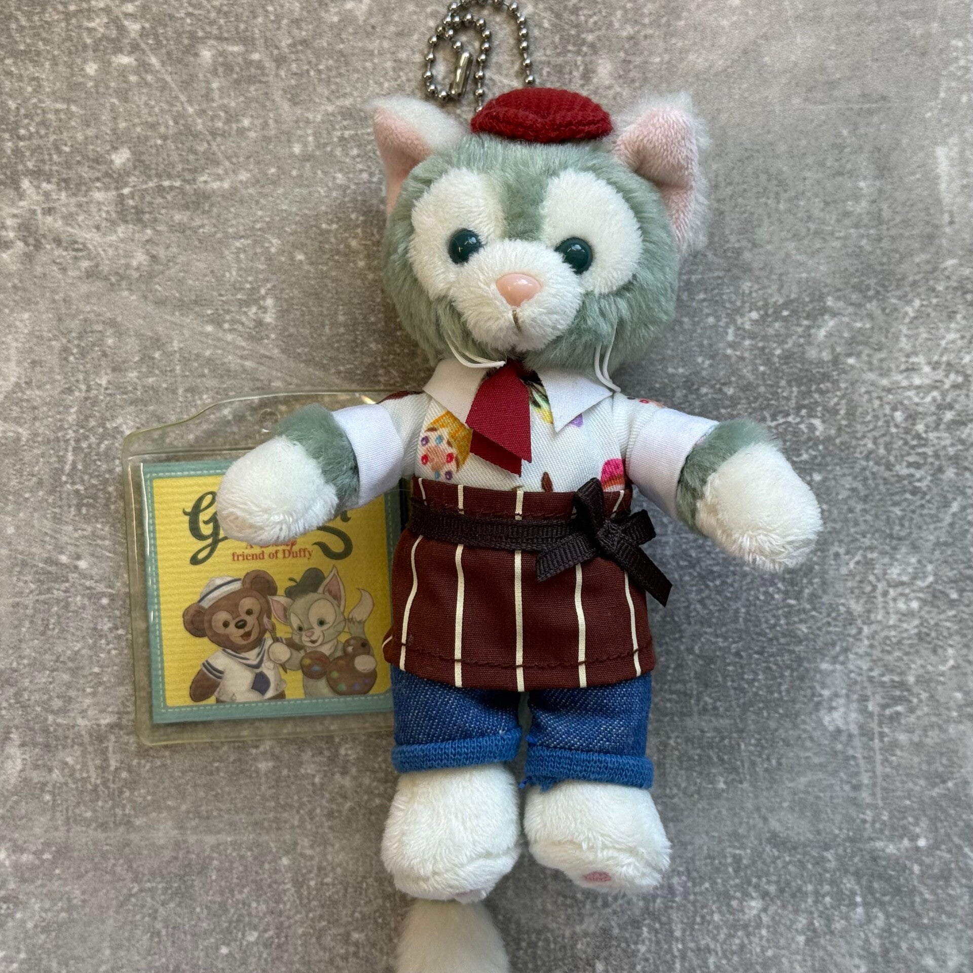 Tokyo DisneySea “Sweet Duffy 2016” Gelatoni Plush Badge | 14 cm | With Tag | Japan Import