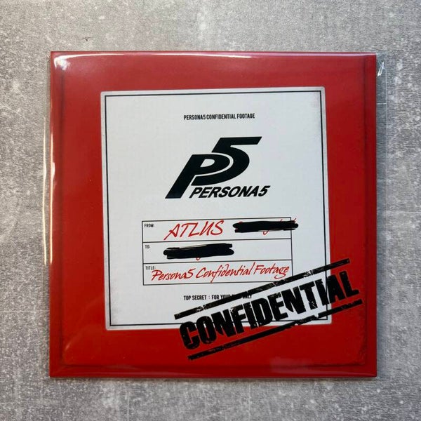 Persona 5 Confidential Footage | Bonus Blu-ray | Not For Sale | New & Sealed