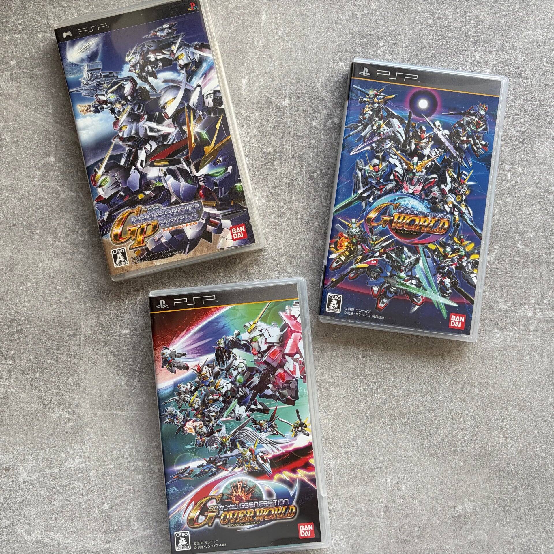 SD Gundam G Generation Bundle | PSP | Portable, World & Overworld | Japan Import | Complete | Pre-owned