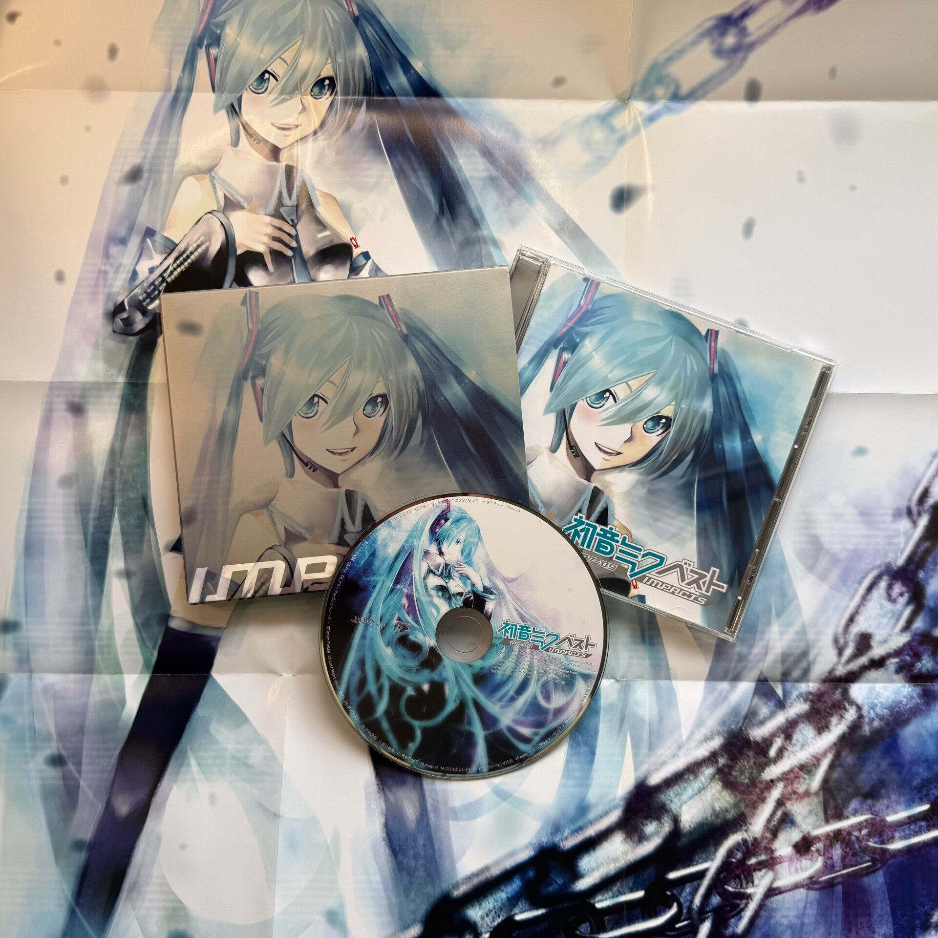 Hatsune Miku ’07–’09 Impacts | CD | First Press | Sony Music Direct | Japan Import