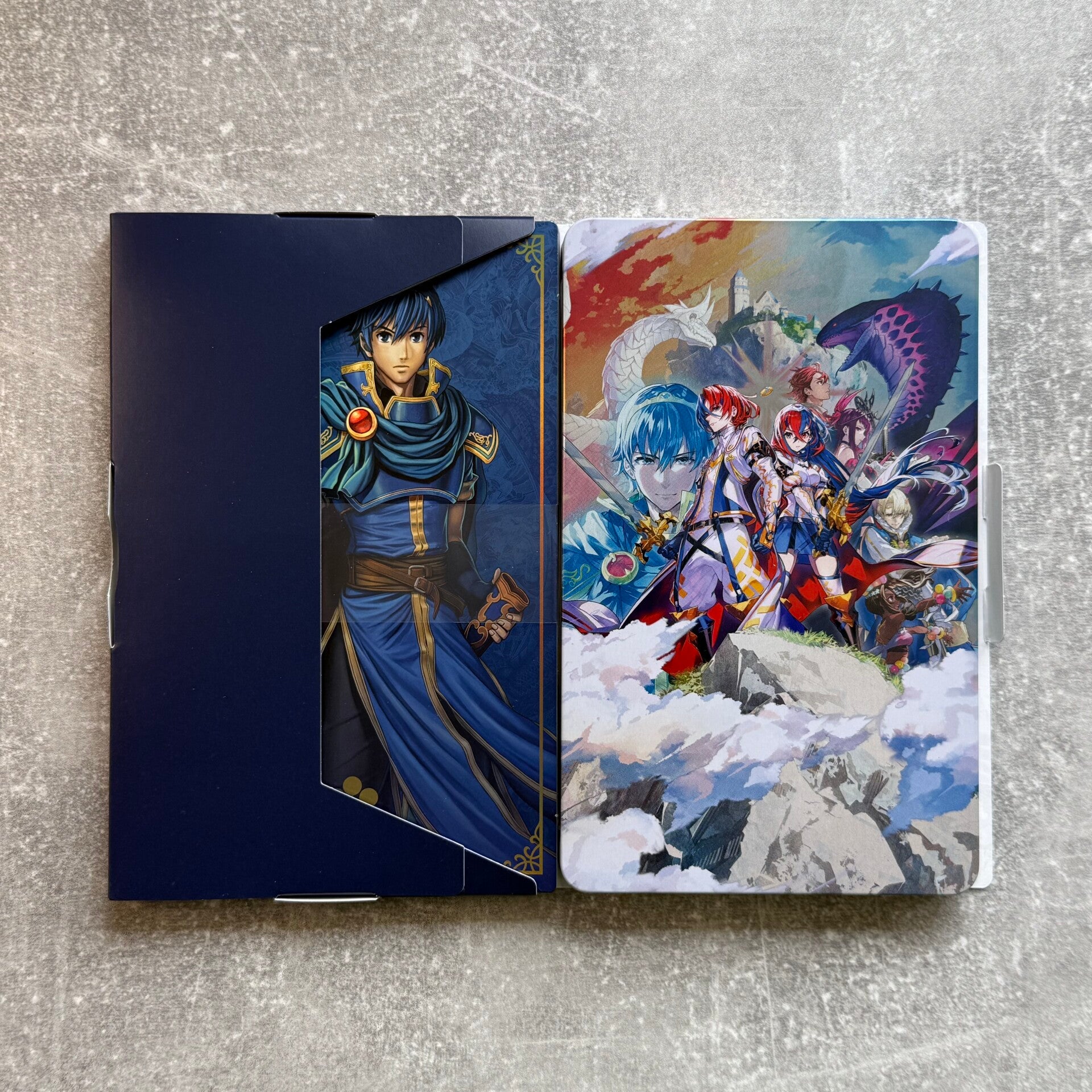 Fire Emblem Engage – Elyos Collection Steelbook & 12 Emblem Art
