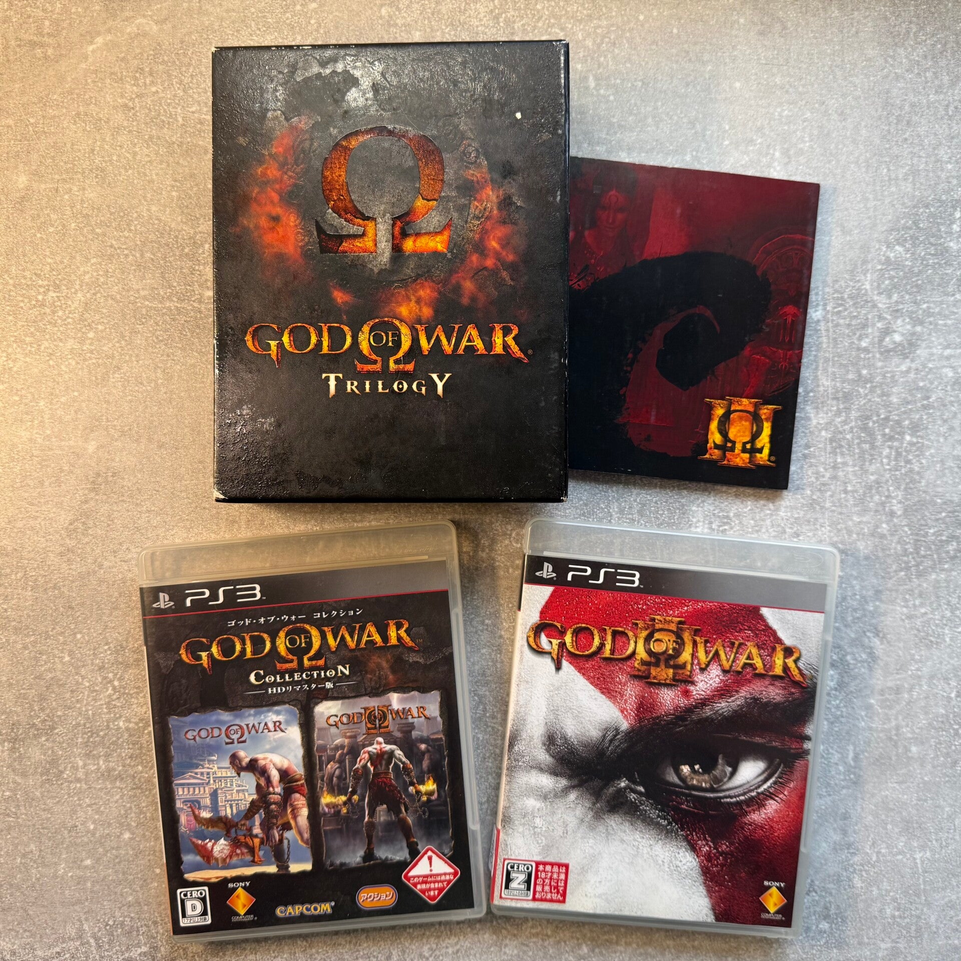 God of War Trilogy Limited Edition | PS3 | Japan Import | Exclusive Box & Art Book