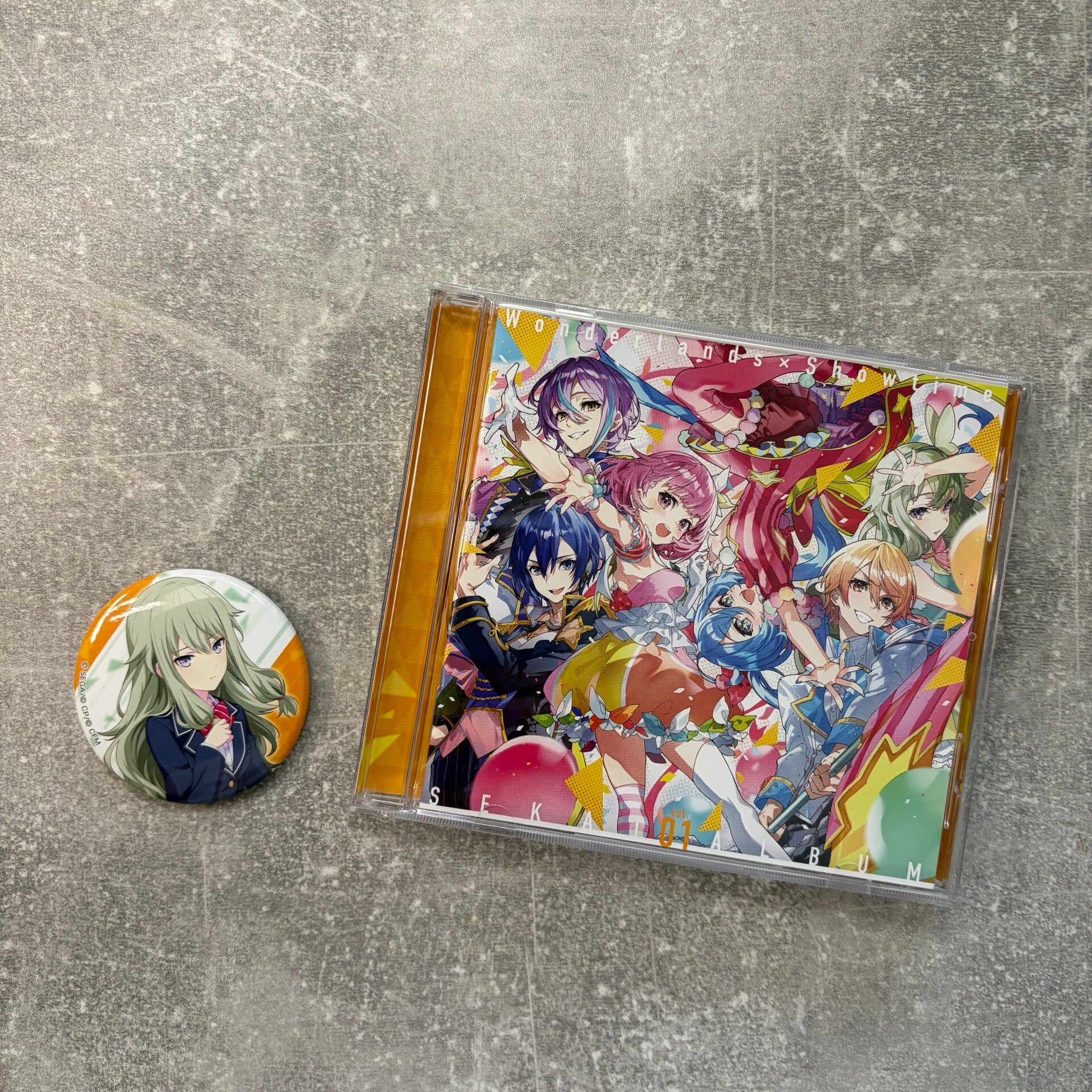 Project Sekai Wonderlands x Showtime Sekai Album Vol.1 + Original Badge | CD | Japan Import