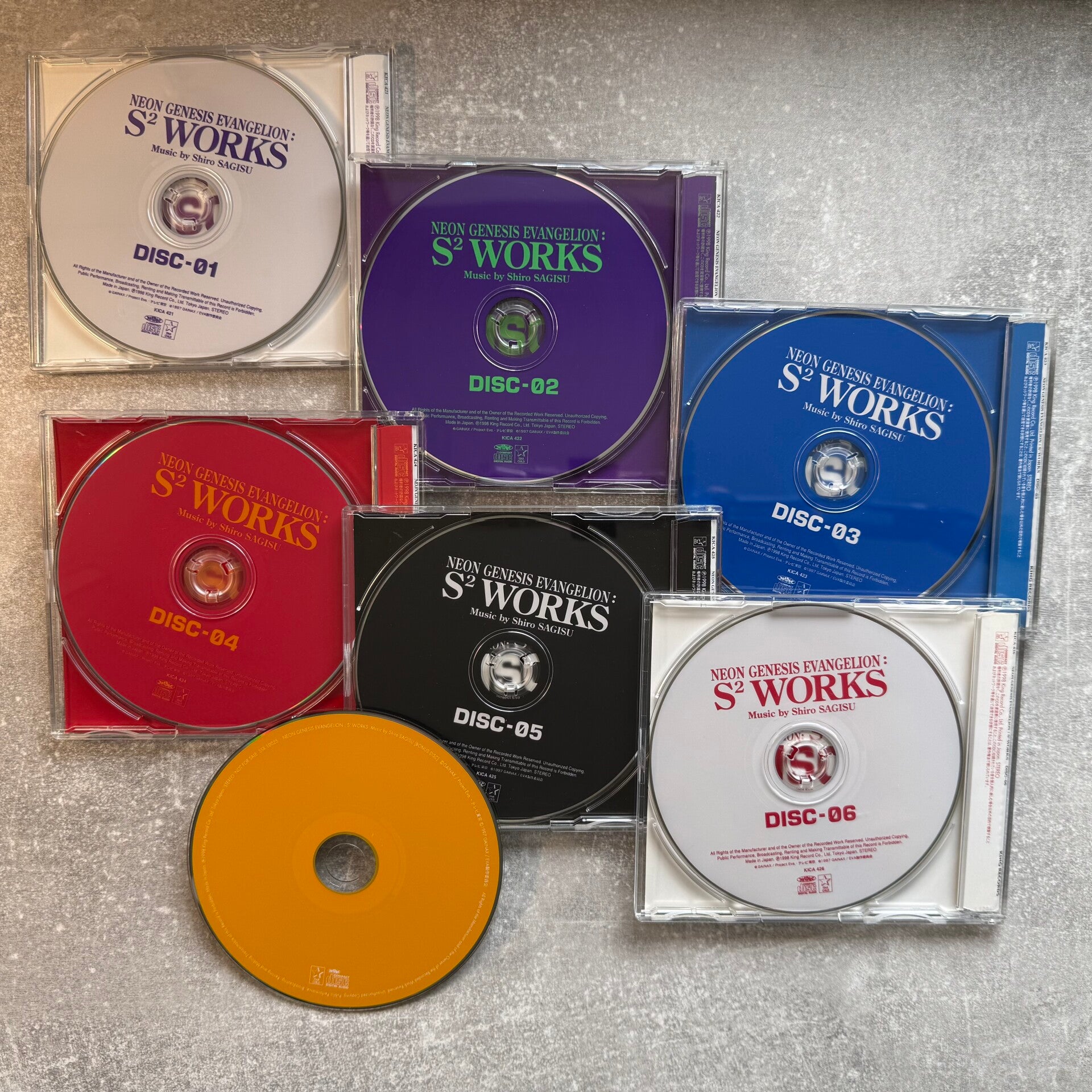Neon Genesis Evangelion S² Works Limited Box Set no 019436 | 7CD