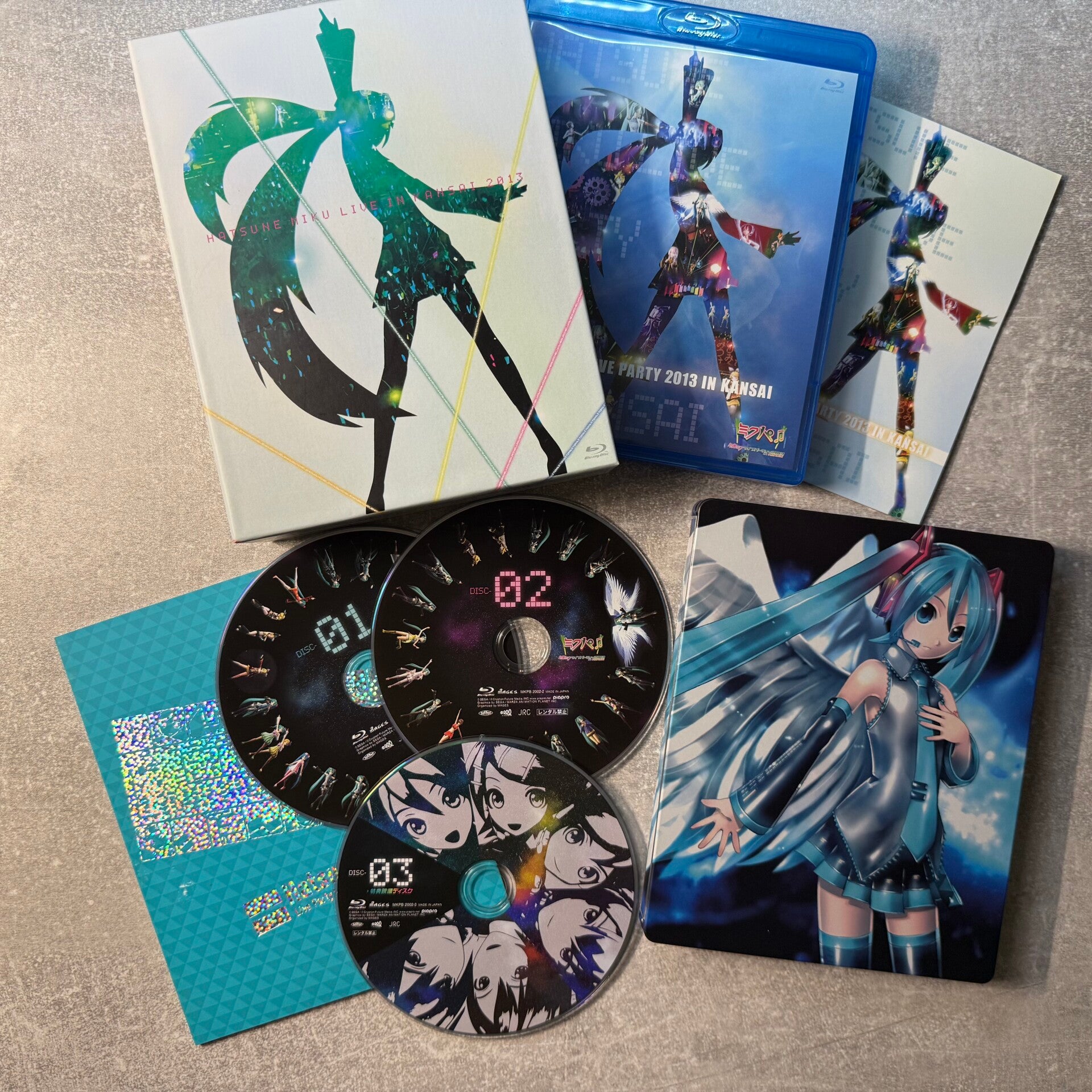 Hatsune Miku Live Party 2013 in Kansai (Mikupa♪) – Amazon.co.jp Exclusive Limited Edition | Blu-ray | KEI SteelBook | Japan Import