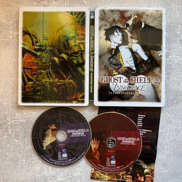 Ghost in the Shell 2: Innocence – International Version | 2 DVD SteelBook | Japan Import
