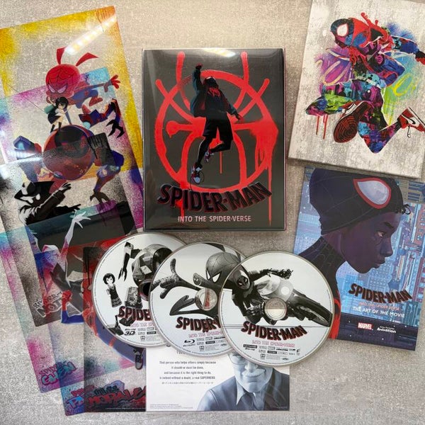 Spider-Man: Into the Spider-Verse Premium Steelbook Edition | 4K UHD + Blu-ray | Japan Import