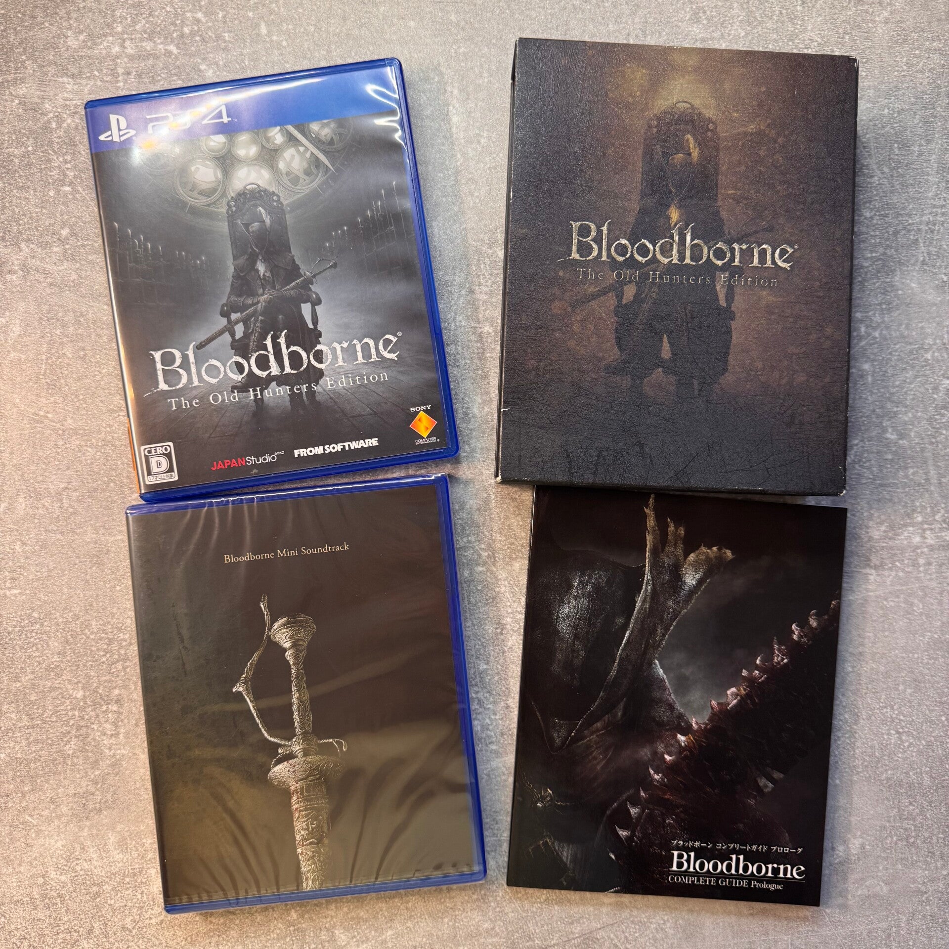 Bloodborne The Old Hunters Edition | PS4 | Japan Import Limited Edition | Art Book + Sealed OST | Pre-owned