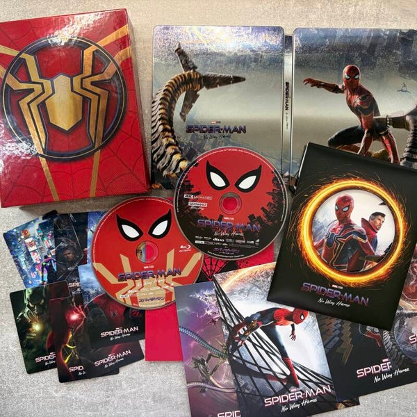 Spider-Man: No Way Home Premium Steelbook Edition | 4K UHD + Blu-ray | Japan Import
