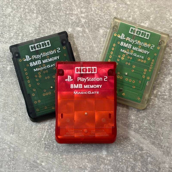Hori PlayStation 2 8MB Memory Card | Authentic Made in Japan | Various Colours | Japan Import