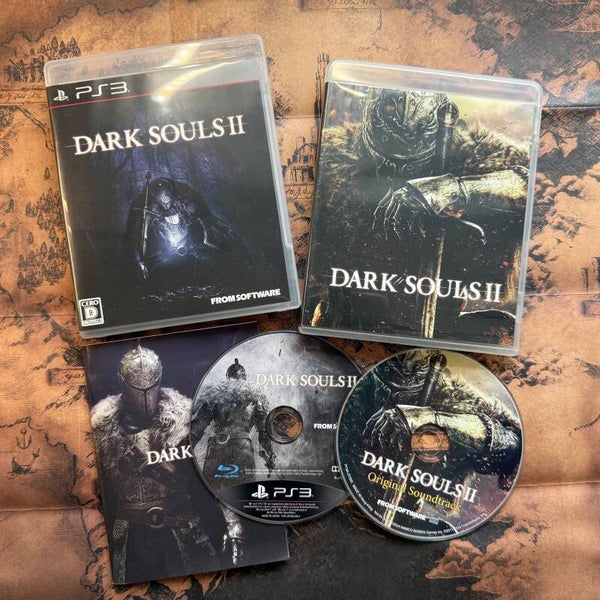 Dark Souls II | PS3 + Original Soundtrack CD & Large Map | FromSoftware | Japan Import