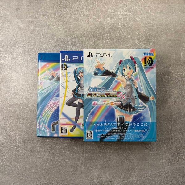 Hatsune Miku Project Diva Future Tone DX Memorial Pack | PS4 + 3 Blu-ray | OBI