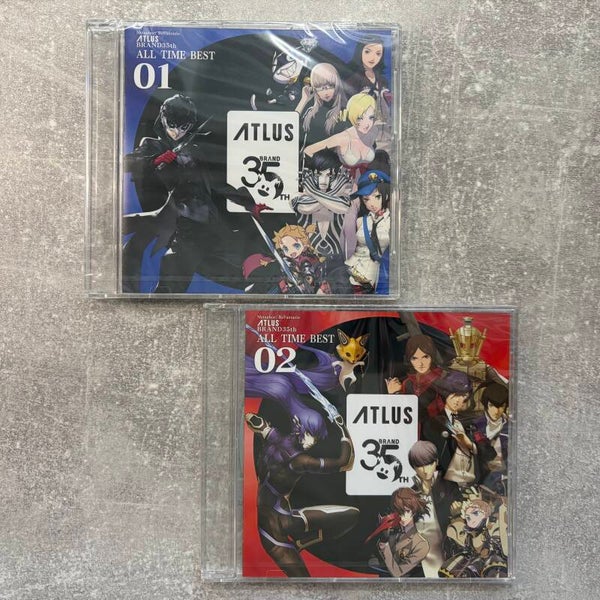 Atlus Brand 35th All Time Best 01 & 02 | Metaphor: ReFantazio | 2CD | Japan Import