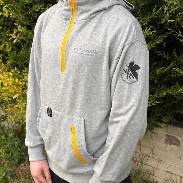 Evangelion Rei Ayanami NERV Techwear Hoodie | Size M | Japan Import