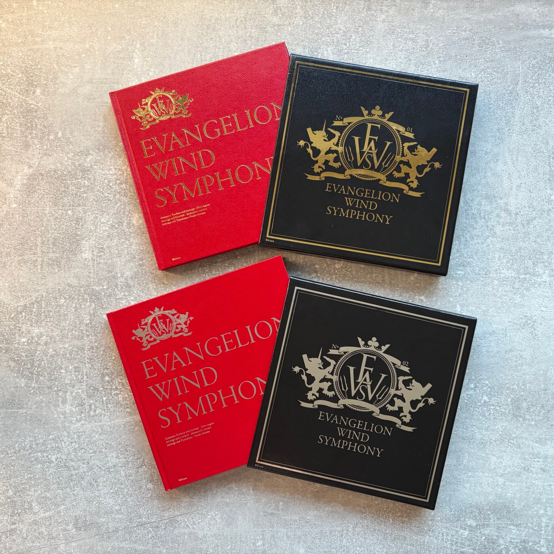 Evangelion Wind Symphony No.1 & No.2 Bundle | 2CD + 2CD-ROM | Japan Import