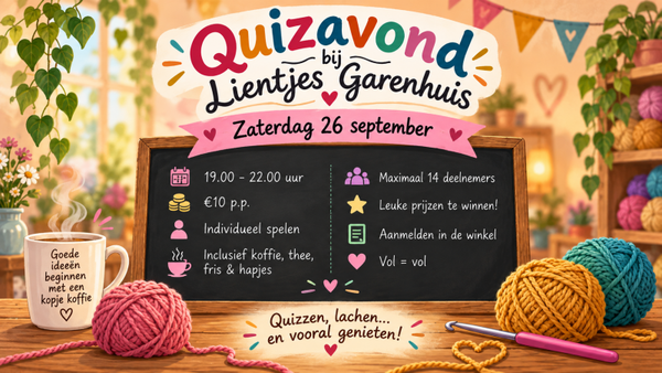 Quiz avond bij Lientjes Garenhuis