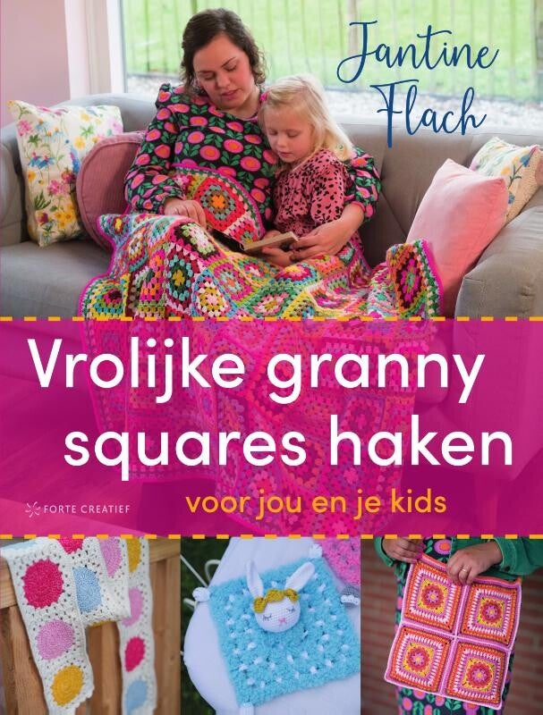 Vrolijke granny squares haken voor jou en je kids