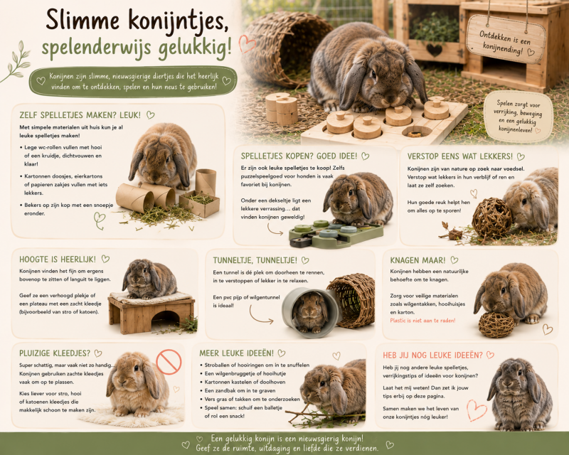 Slimme konijntjes