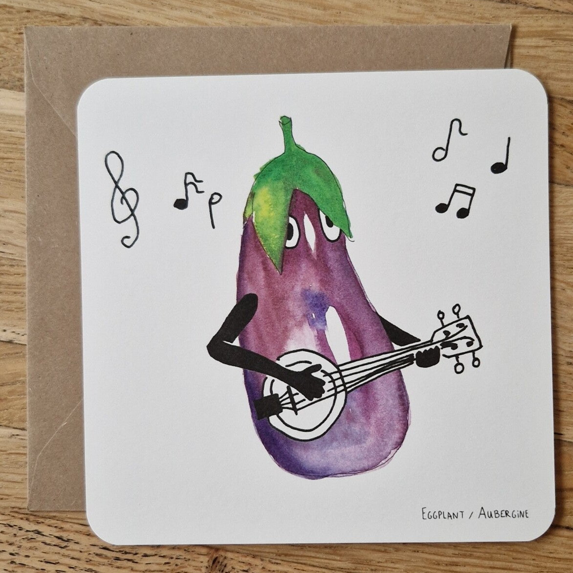 "Rooting for you" - funky vegetables cards - set of 12