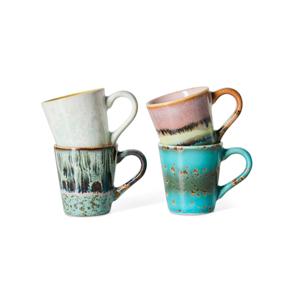 HKLiving - Espresso mugs softness (set of 4)