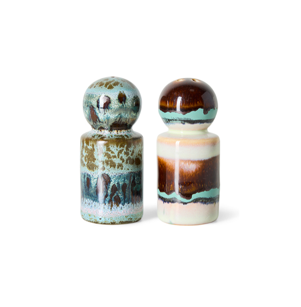 HKLiving - Pepper & Salt jar swirl