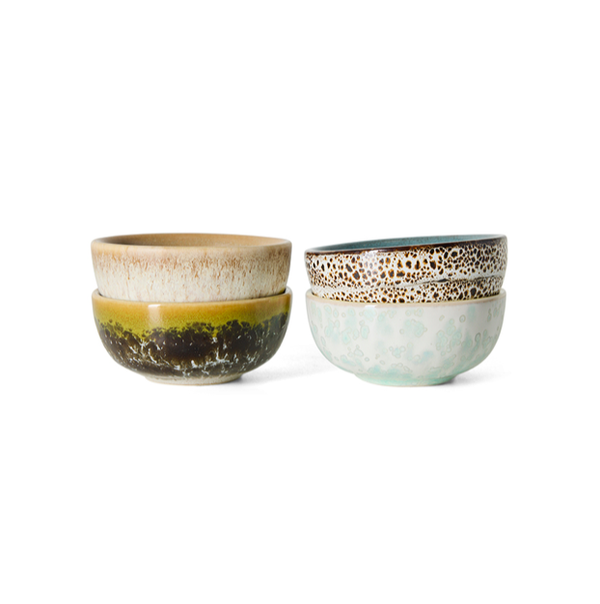 HKLiving - XS bowls caramelized (set of 4)