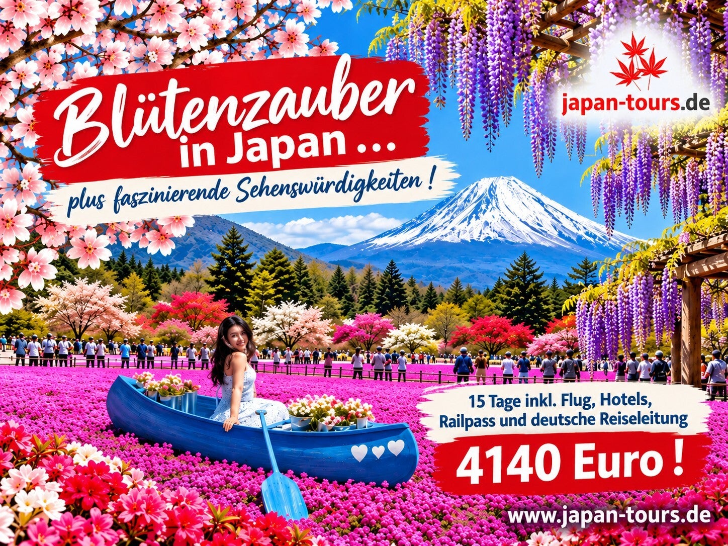 Gruppenreise Japan Blütenzauber in Japan  | www.japan-tours.de