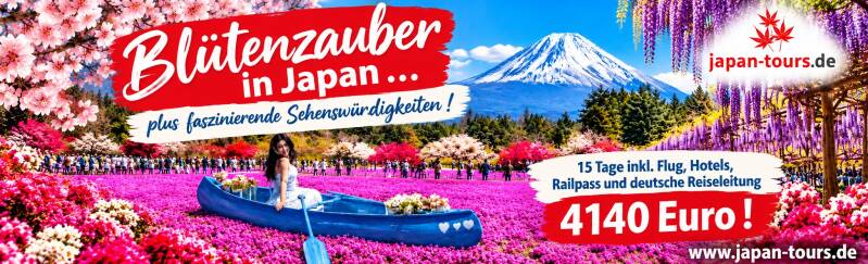 Gruppenreise Japan Blütenzauber in Japan  | www.japan-tours.de