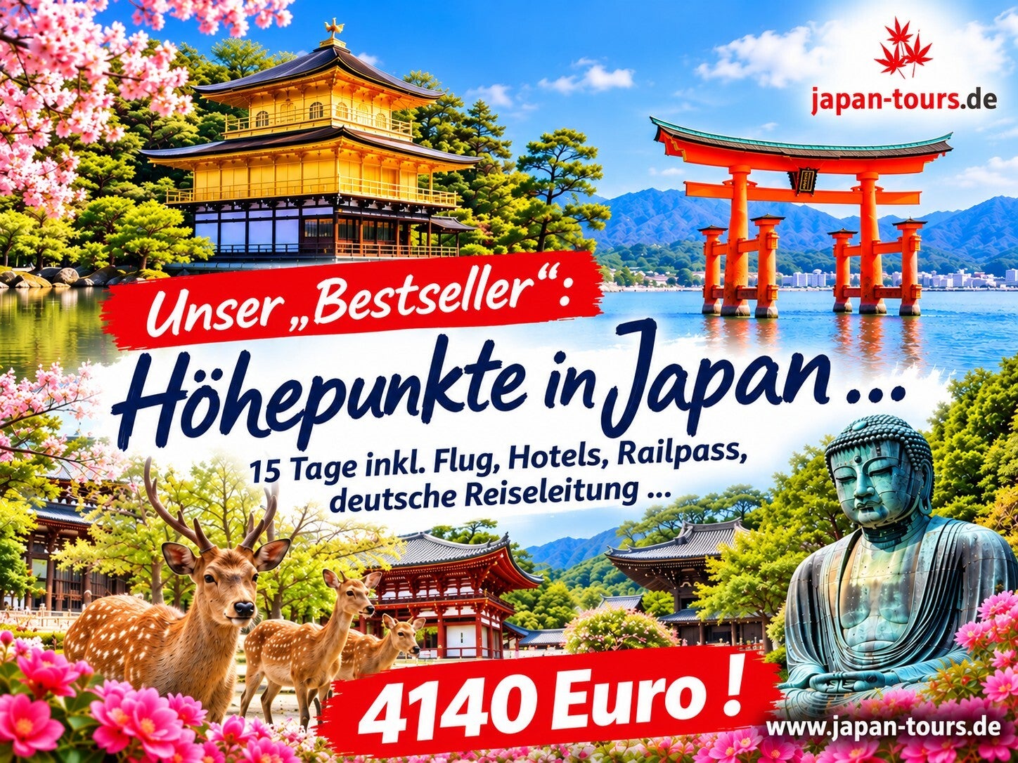 Gruppenreise Japan Höhepunkte  in Japan  | www.japan-tours.de