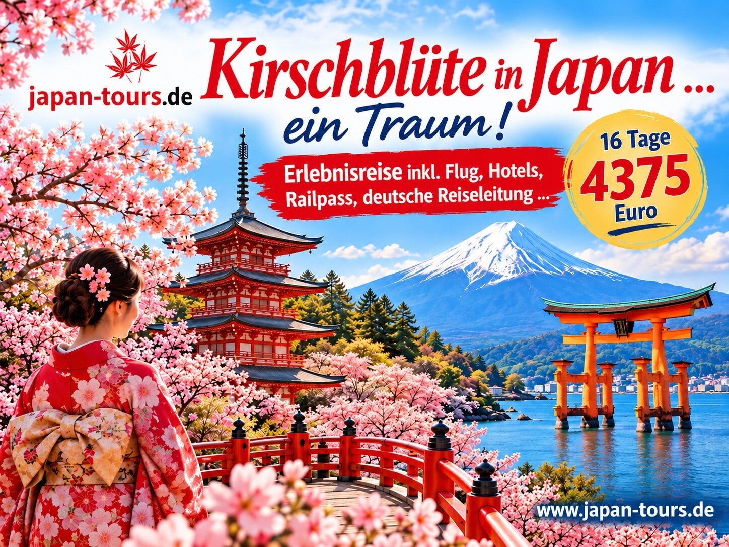 Gruppenreise Japan Kirschblüte in Japan  | www.japan-tours.de
