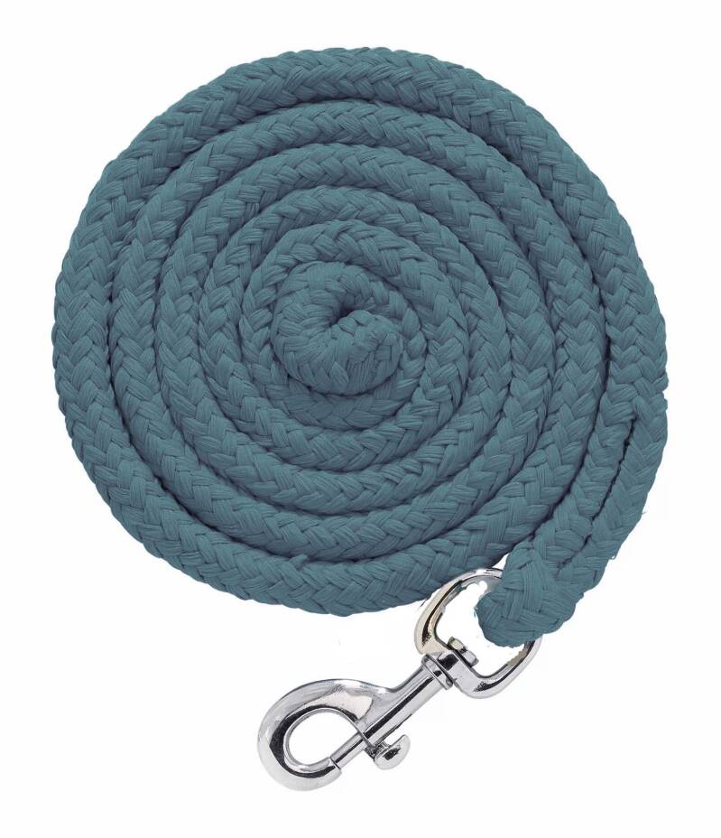 Strick mit Karabiner, jeansblau
