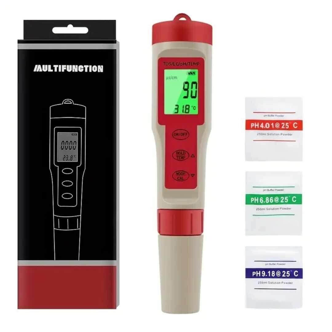 PH/TDS/EC/Temp. gecombineerde meter