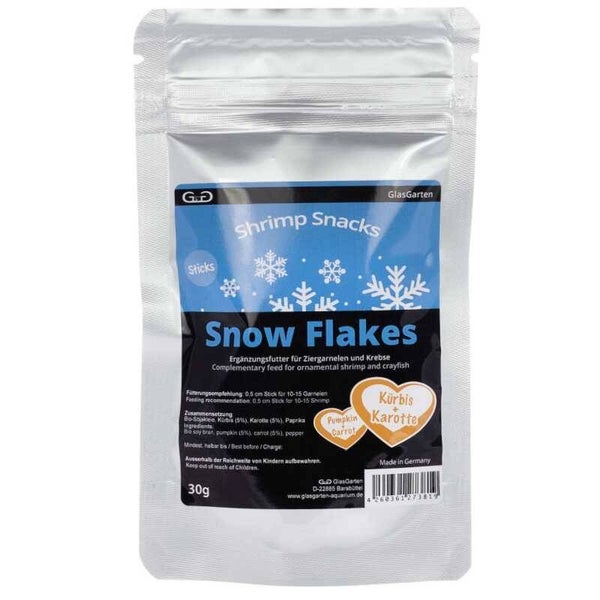 GlasGarten snowflakes pompoen en wortel