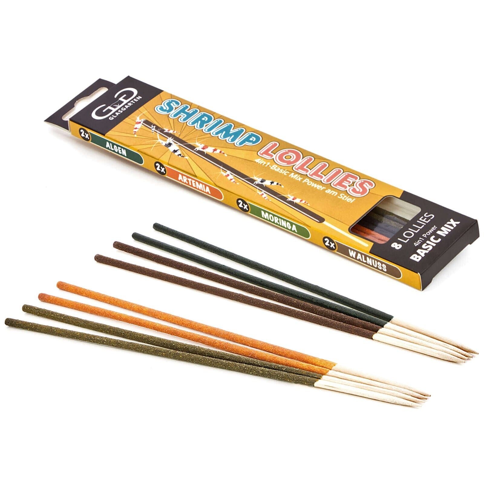 Glasgarten shrimp lolly 4 in 1 basic mix