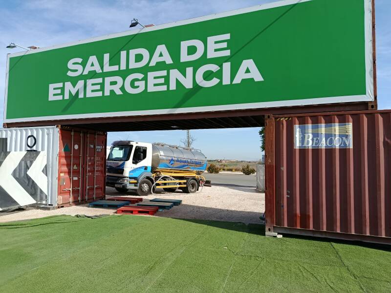 camión cisterna para eventos y ferias en Murcia