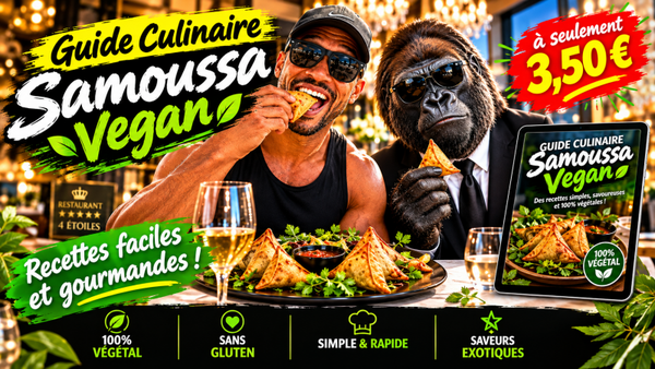 🌱 GUIDE SAMOUSSAS VEGAN — Seulement 3,50 € !