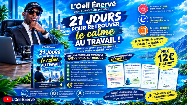 21 JOURS POUR RETROUVER LE CALME AU TRAVAIL !
