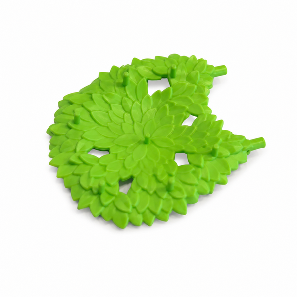 Lichtgroen bladerdek / boomblad met connectors