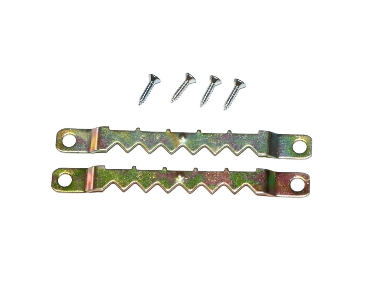 Aufhänger/ Zackenaufhänger für Holzrahmen/ Keilrahmen, 2 Stk. inkl. Schrauben