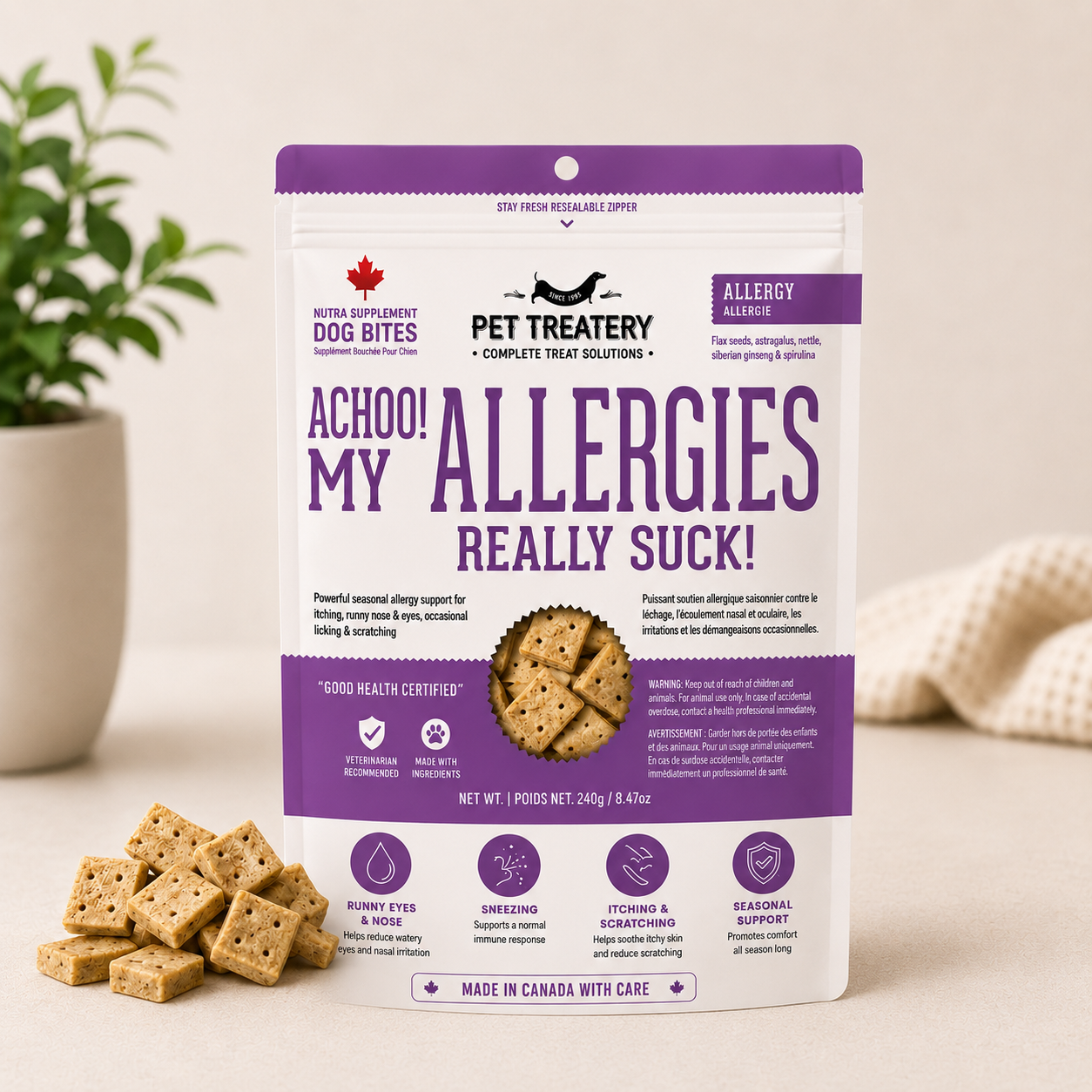SOS allergy supplements for dogs