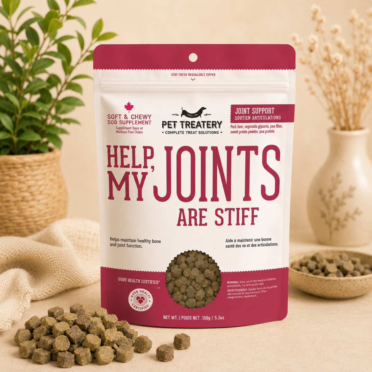 Soft supplements for hips & joints for dogs