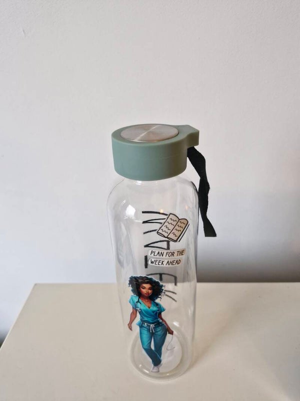 Plastic groene waterfles