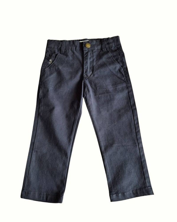 Donkerblauwe lange broek