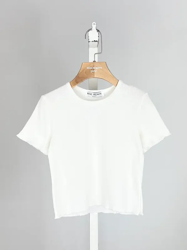 T-Shirt Rib Ecru