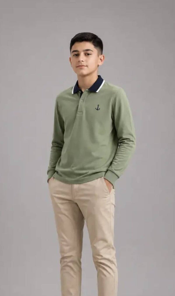 Groene longsleeve