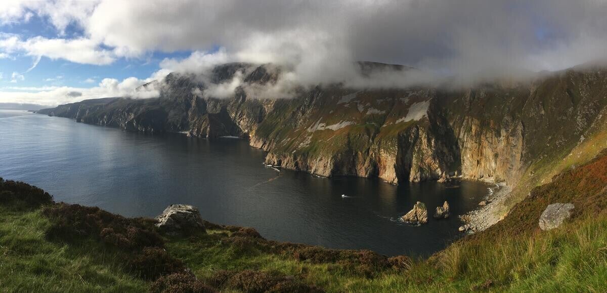 A photo of Sleve League Cliffs.